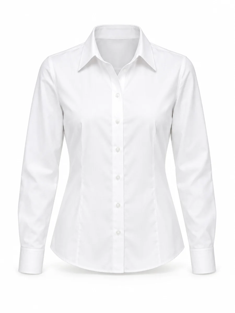 Classic office shirt, shown in White