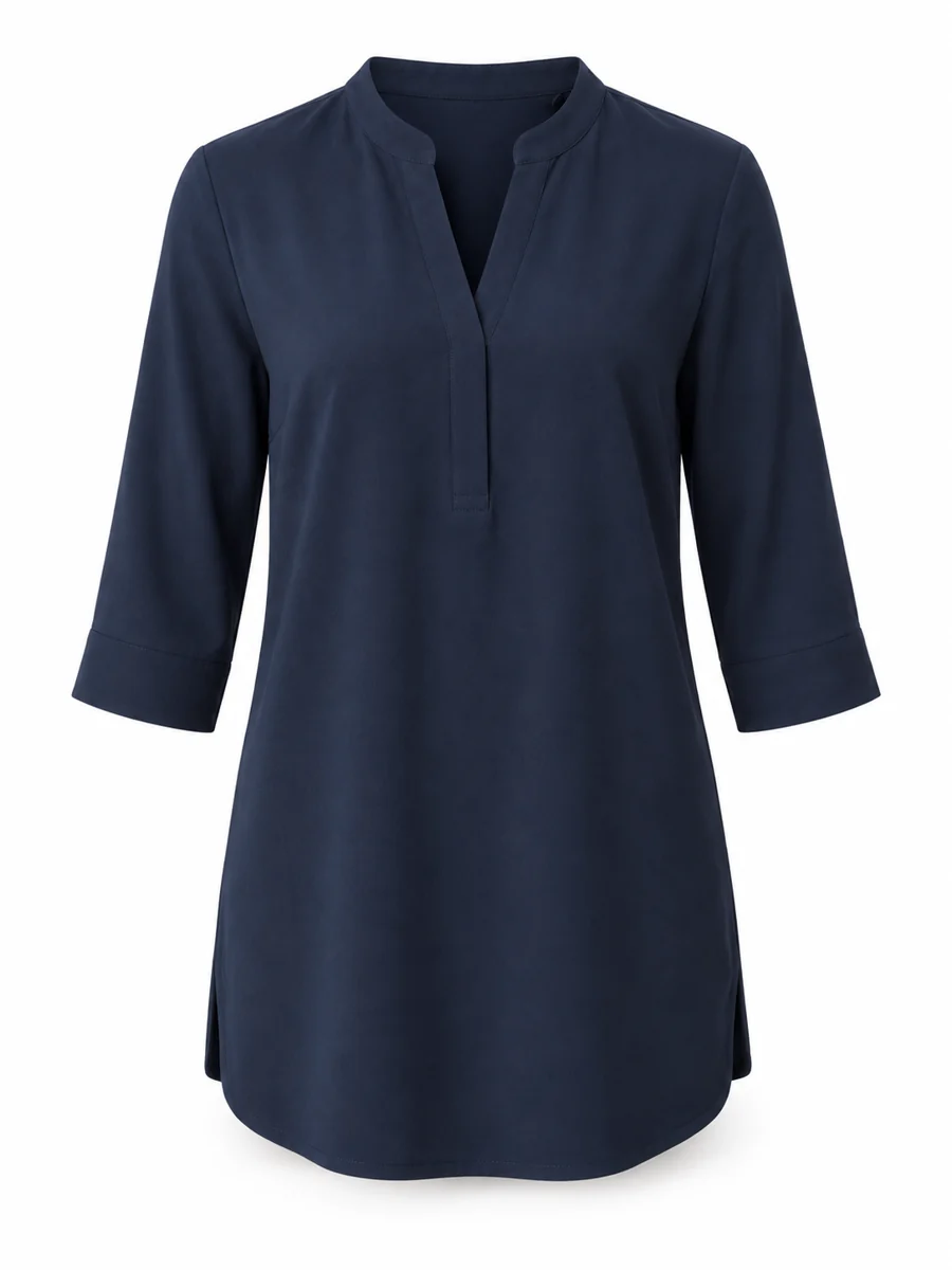 Corporate tunic top, shown in Navy
