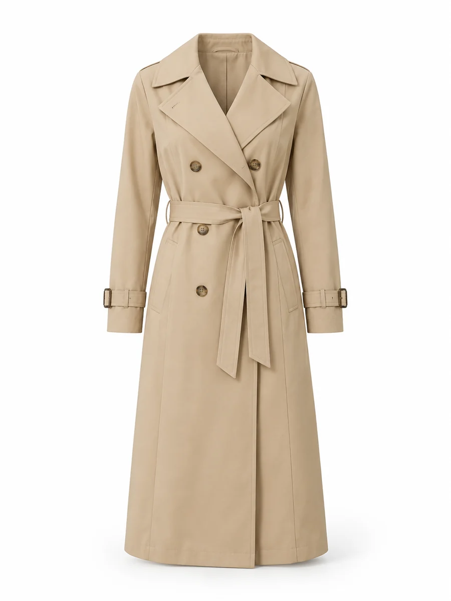 Longline trench jacket, shown in Sand